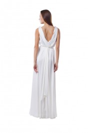 Белое свадебное платье в греческом стиле Jasmine