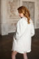 Элегантное свадебное пальто с длинным рукавом 4