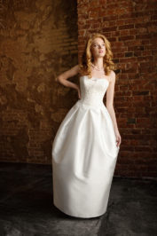 Цилиндрообразное свадебное платье в пол Y21 45