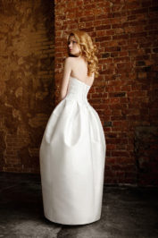Цилиндрообразное свадебное платье в пол Y21 451