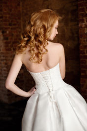 Цилиндрообразное свадебное платье в пол Y21 56