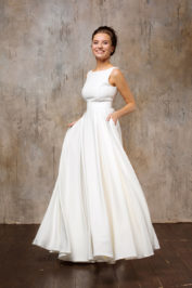Свадебное платье с широкой юбкой ТП 13-16-10С